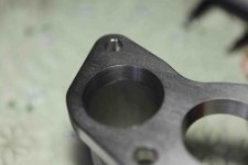 heads to headers flange with pipe inserted - very smooth transition 04.jpg