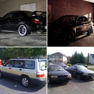 The current Subies that I'm working on....