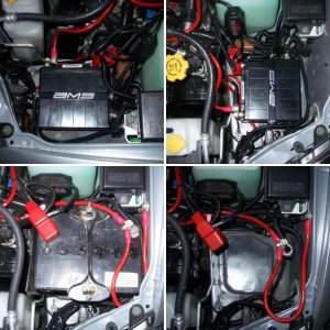 AMS Performance small battery kit for Subaru WRX/STi 02-07 install