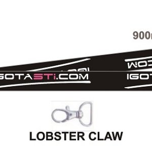 *Sold Out & Discontinued*

IGOTASTi.COM Lanyard in White/Pink, Picture 1.