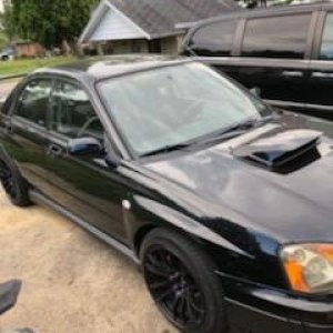 WrX with a confused front clip