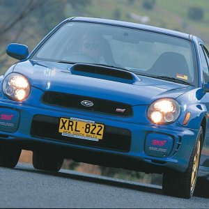 2002 Bugeye Rally Blue WRX STi